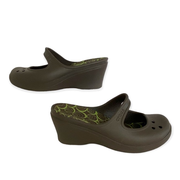 Crocs Wedge Slip ons - Picture 2 of 8